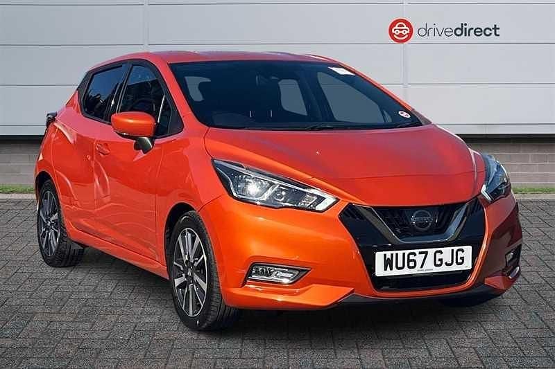 Used Nissan Micra N-Connecta 2017 Orange Hatchback