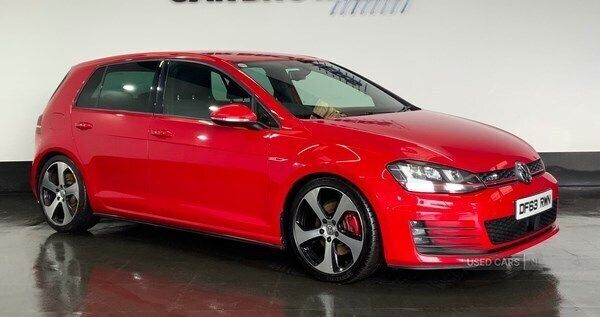 Red Used 2014 VW Golf VII GTI Hatchback | £11,495 (Fair price) - Image 1/4
