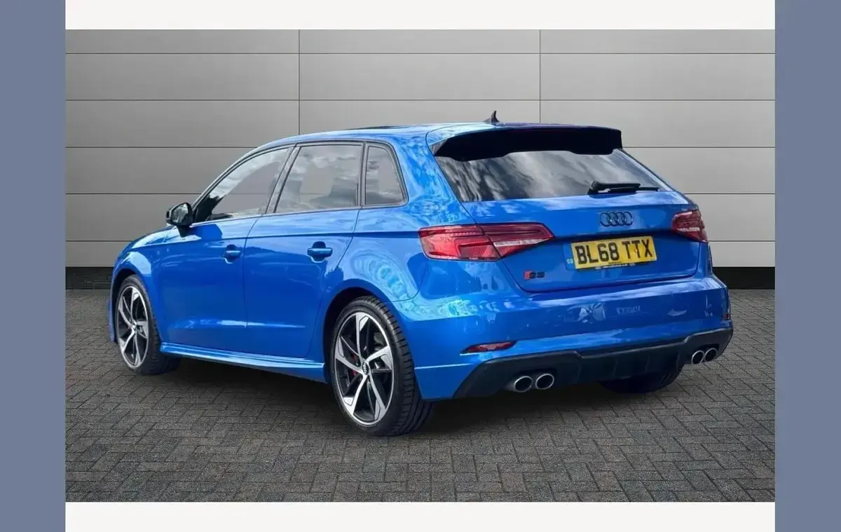 Used Audi S3 Sportback Black Edition 300 HP (220 kW) 2019 Blue Hatchback