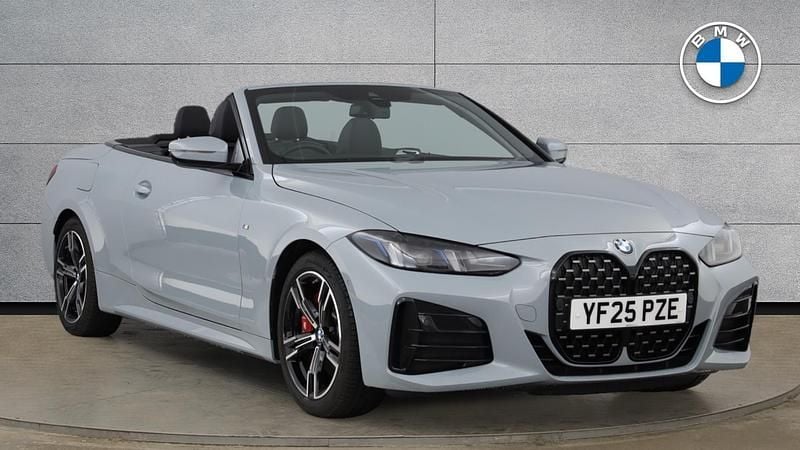 Grey Used 2025 BMW 420 M Sport Cabriolet | £47,990 (Expensive) - Image 1/4