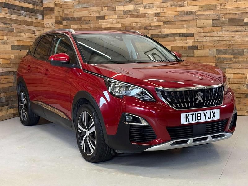 Red Used 2018 Peugeot 3008 Allure SUV | £14,750 (Fair price) - Image 1/4