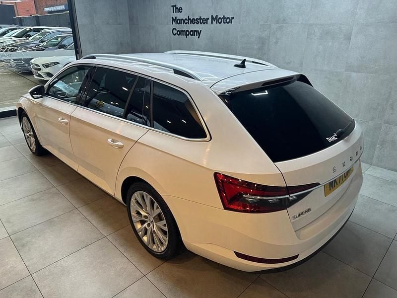 Used Skoda Superb SE L 150 HP (110 kW) 2021 White Estate