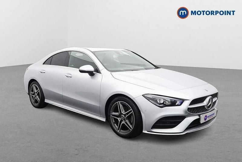 Silver Used 2022 Mercedes CLA180 AMG line Sedan | £23,299 (Fair price) - Image 1/4