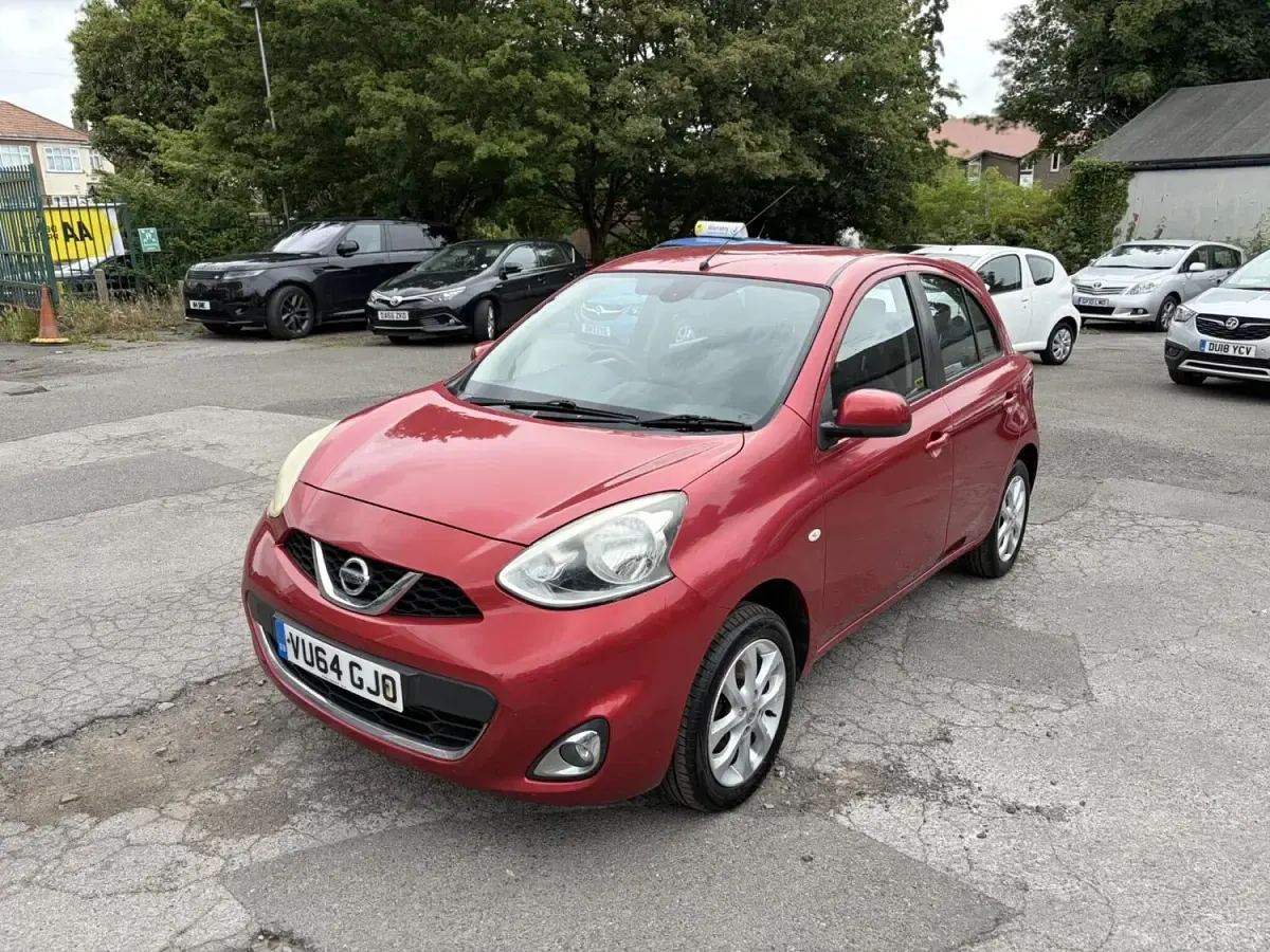 Used Nissan Micra Acenta 80 HP (58 kW) 2014 Red Hatchback