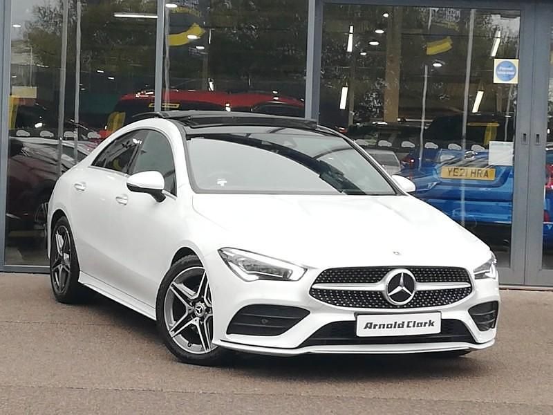 White Used 2021 Mercedes CLA180 AMG Line Premium Plus Sedan | £26,698 (Fair price) - Image 1/4