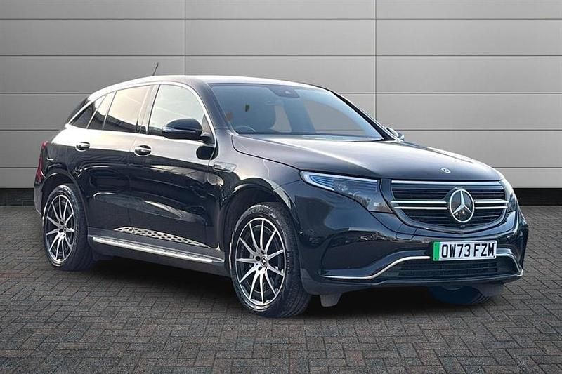 Used Mercedes EQC400 AMG line 300 kW (408 HP) 2023 Obsidian black SUV