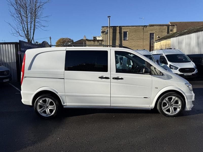 Begagnad Mercedes Vito 2012 Vit Van