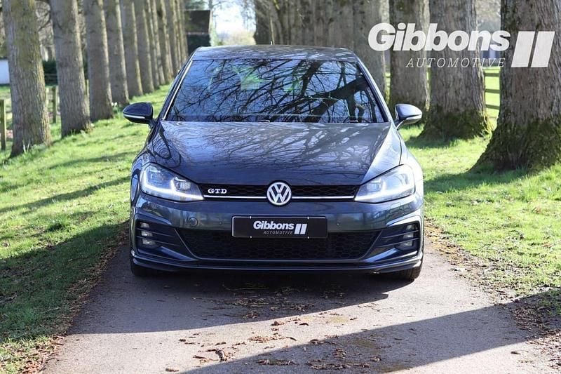Used VW Golf VII GTD 184 HP (135 kW) 2018 Blue Hatchback