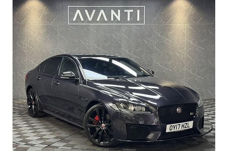 Black Used 2017 Jaguar XF S Sedan | £13,500 (Fair price) - Image 1/3