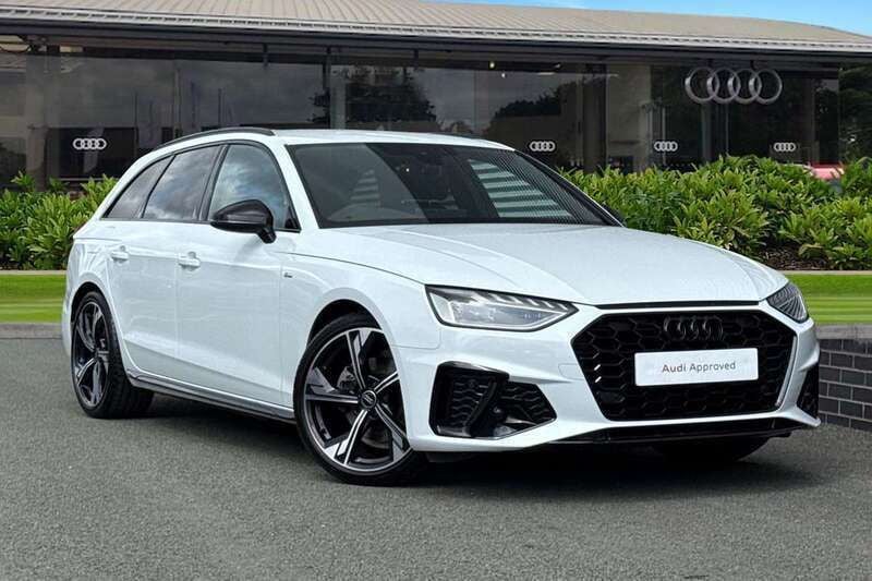 White Used 2024 Audi A4 Black Edition Estate | £31,650 (A bit pricey) - Image 1/4