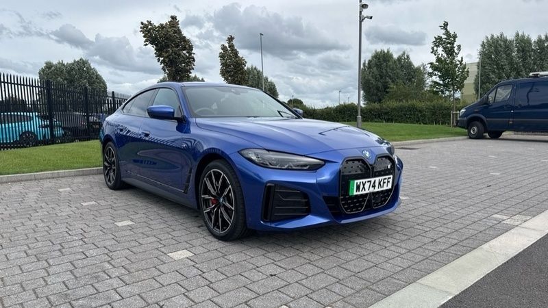 Blue Used 2025 BMW i4 M Sport Sedan | £49,990 (Fair price) - Image 1/4