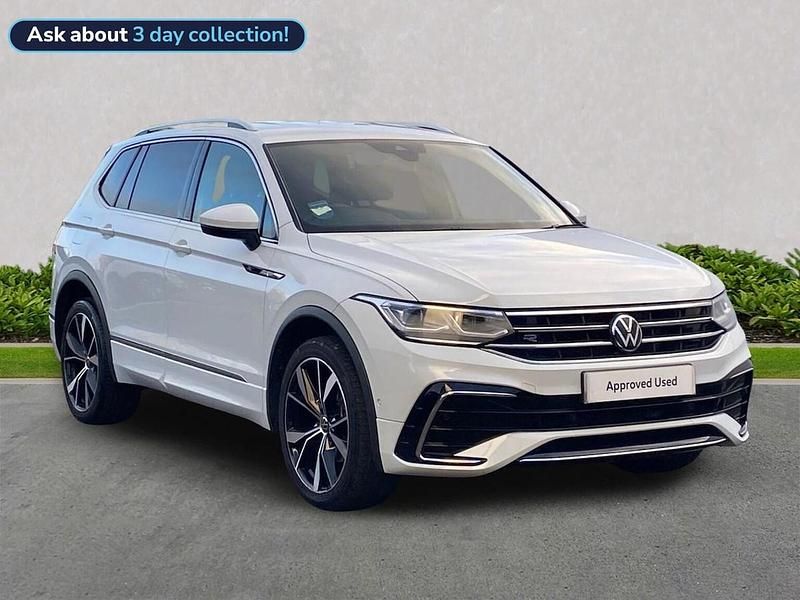White Used 2023 VW Tiguan Allspace R-line SUV | £27,999 (Fair price) - Image 1/2