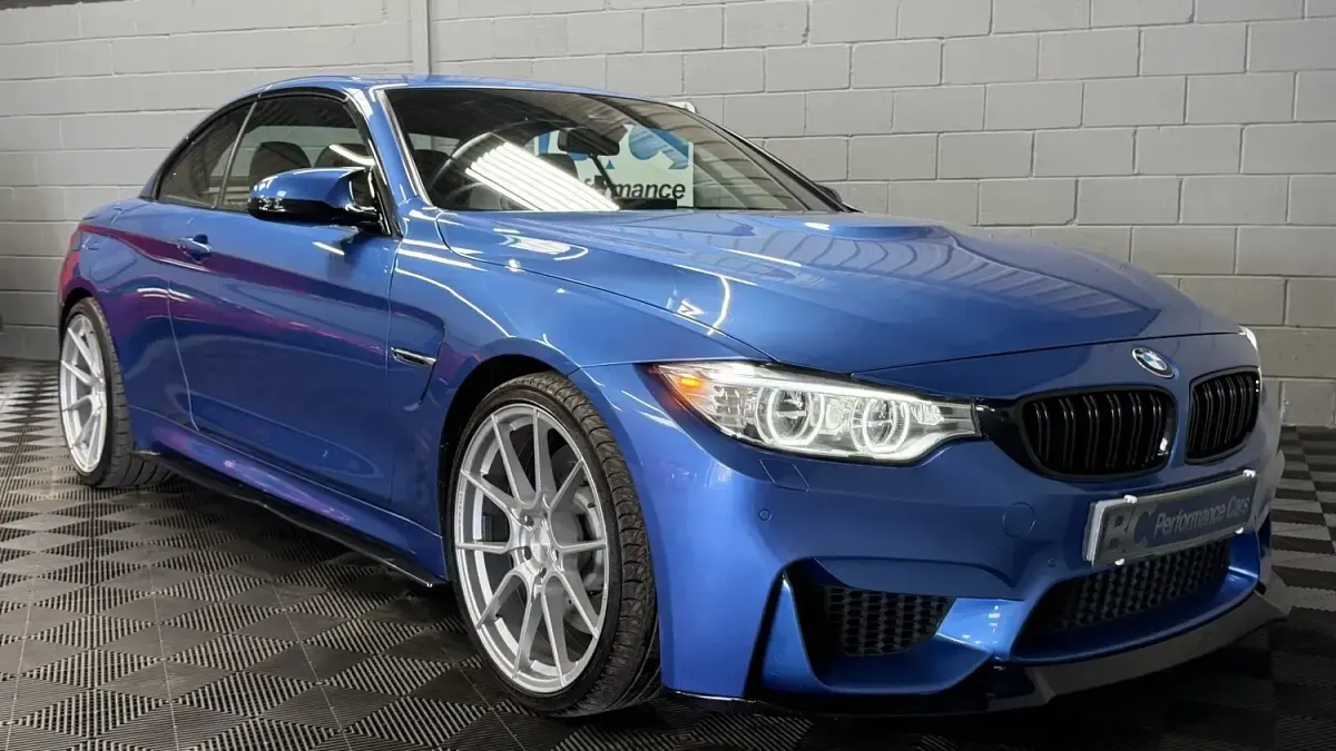 Used BMW M4 Cabriolet M Performance 2016 Blue Cabriolet