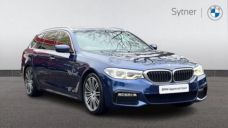Blue Used 2018 BMW 530 M Sport Estate | £22,750 - Image 1/4