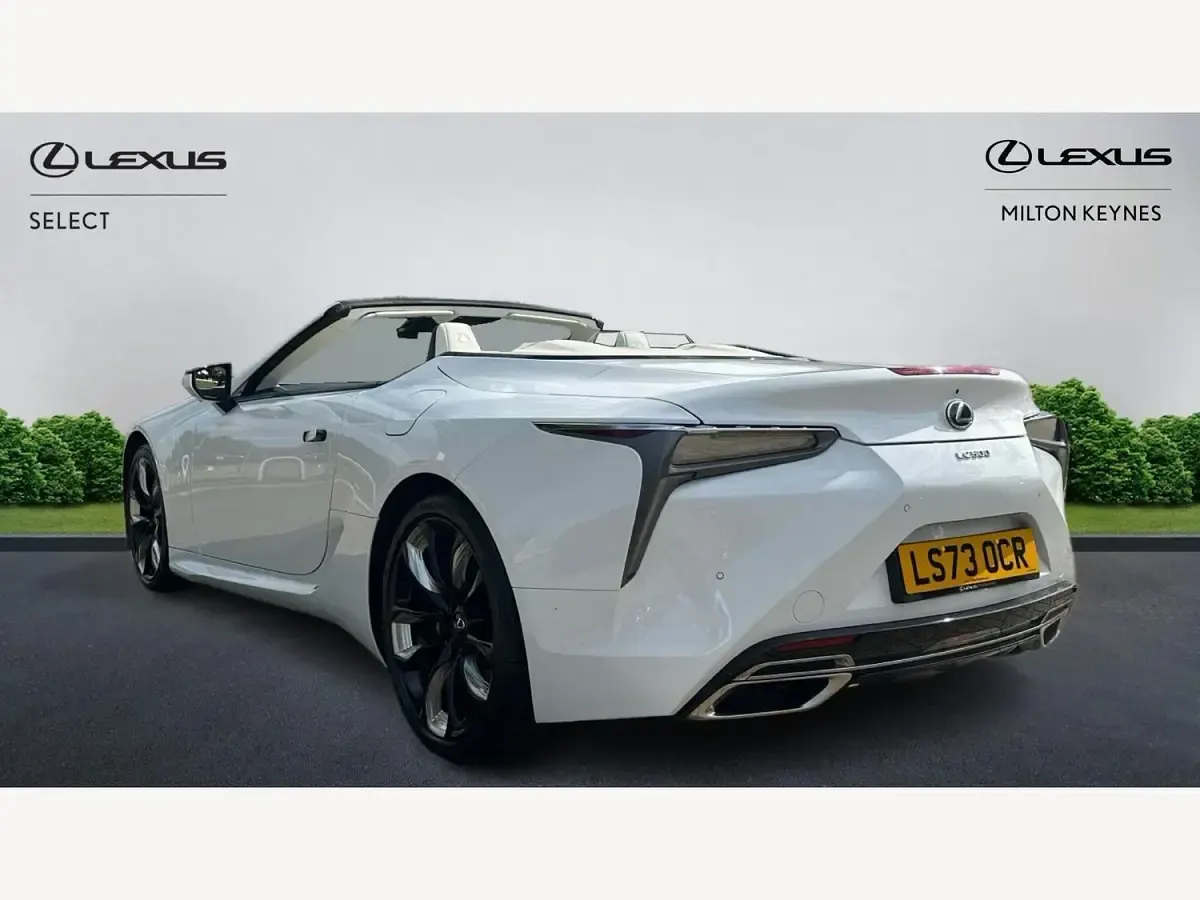 Used Lexus LC 500 2023 White Cabriolet