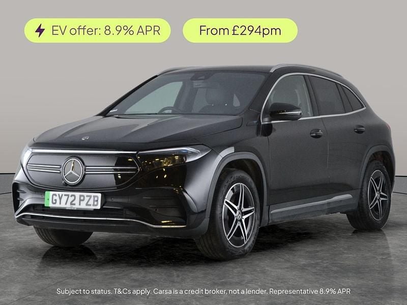 Black Used 2022 Mercedes EQA350 AMG line SUV | £19,955 (Good price) - Image 1/3