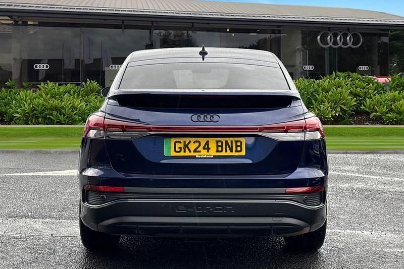 Used Audi Q4 Sportback e-tron Black Edition 150 kW (204 HP) 2024 Blue SUV