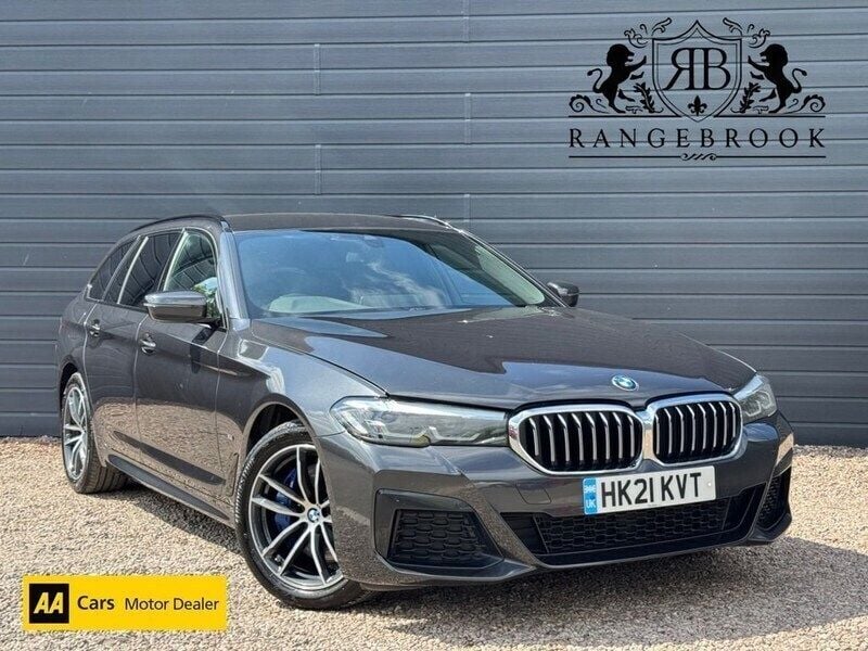 Grey Used 2021 BMW 530e M Sport Estate | £18,299 (Super price) - Image 1/3