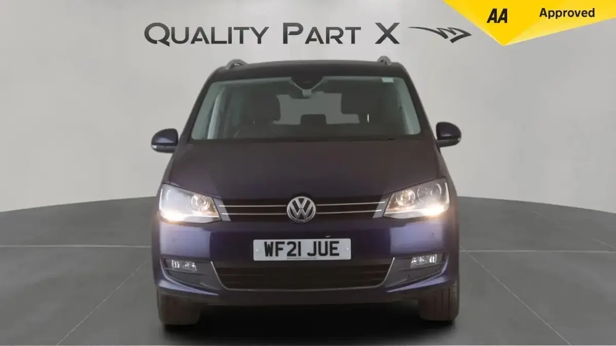 Used VW Sharan SE 150 HP (110 kW) 2021 Blue MPV
