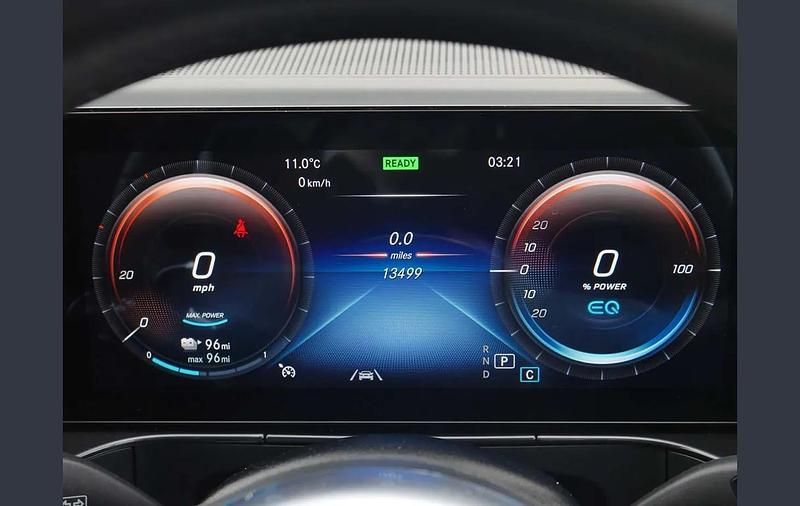 Used Mercedes EQC400 AMG line 300 kW (408 HP) 2022 Black SUV