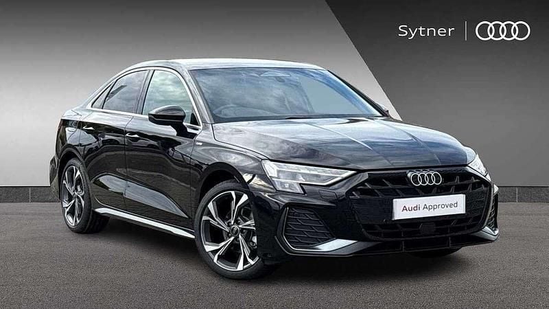 Black Used 2025 Audi A3 S-Line Sedan | £32,000 (Expensive) - Image 1/4