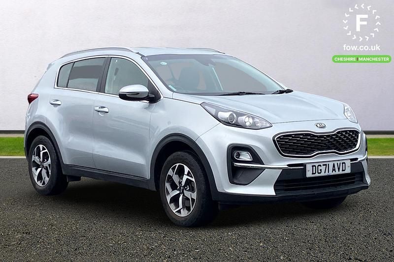 Silver Used 2021 Kia Sportage 2 SUV | £17,099 (Fair price) - Image 1/3