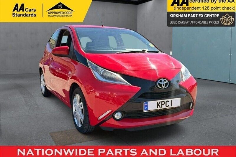 Red Used 2016 Toyota Aygo x-press Hatchback | £8,595 (Fair price) - Image 1/1