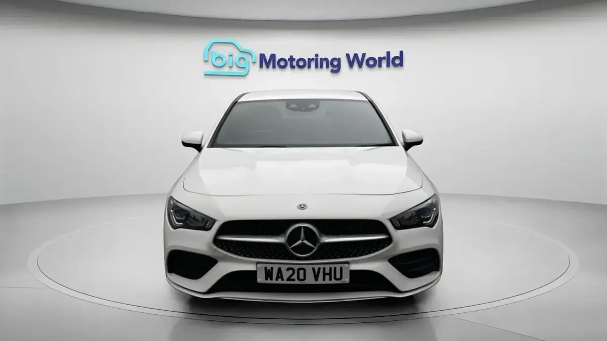 Used Mercedes CLA250 AMG line 224 HP (164 kW) 2020 White Coupe