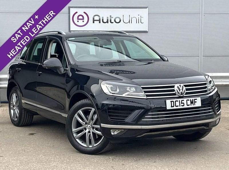Black Used 2015 VW Touareg SE SUV | £16,290 (Fair price) - Image 1/4