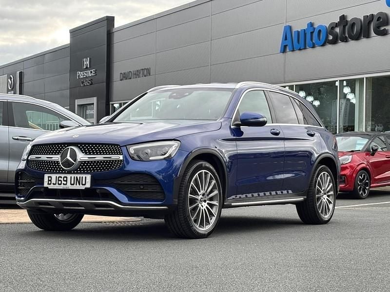 Blue Used 2020 Mercedes GLC220 AMG Line Premium Estate | £26,713 (Fair price) - Image 1/4