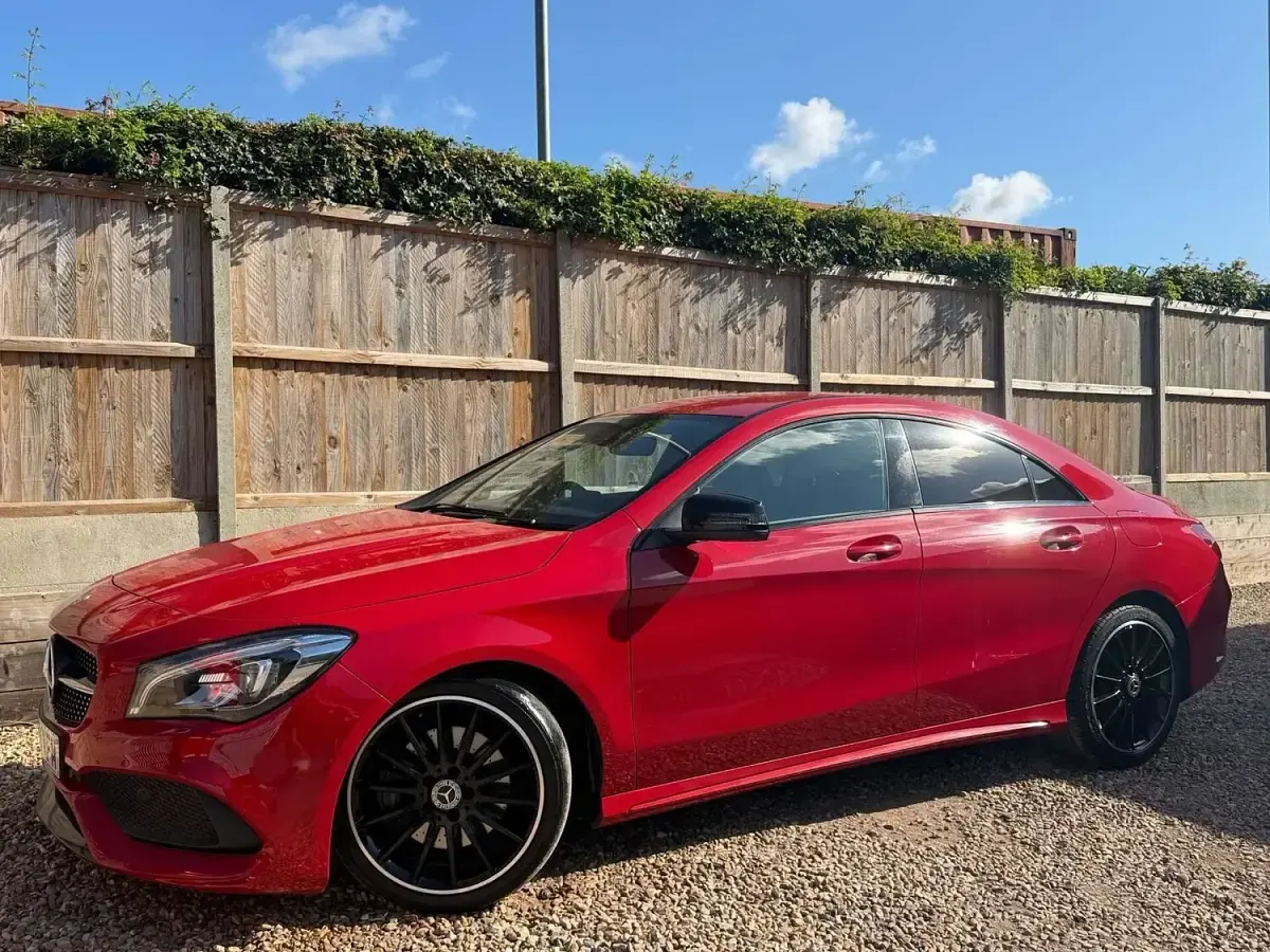 Used Mercedes CLA220 AMG line 2019 Red Coupe