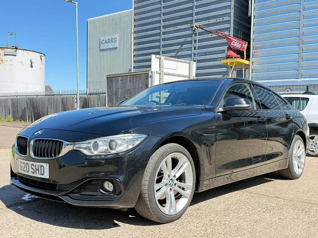 Begagnad BMW 420 Sport Line 2015 Svart Halvkombi