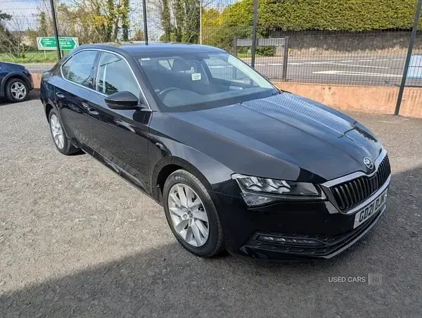 Used Skoda Superb SE 150 HP (110 kW) 2021 Black Hatchback