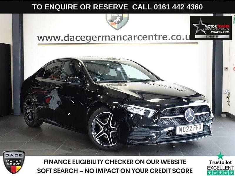 Black Used 2022 Mercedes A180 AMG Line Premium Sedan | £17,995 (Fair price) - Image 1/3