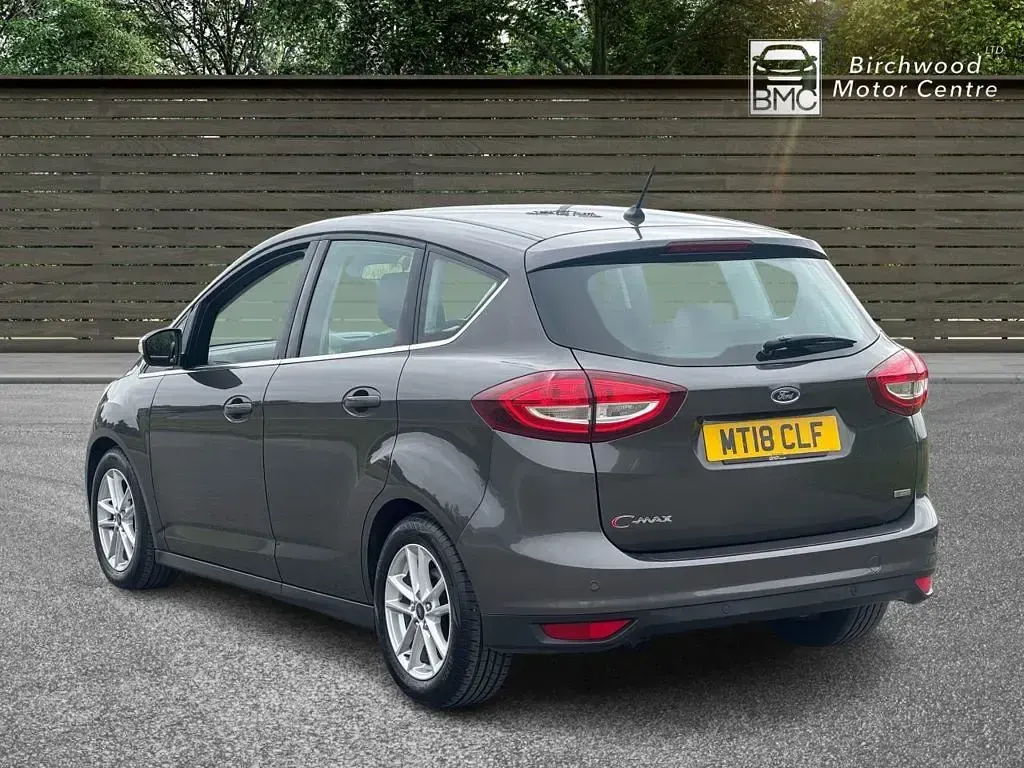 Used Ford C-MAX Zetec 125 HP (91 kW) 2018 Grey MPV