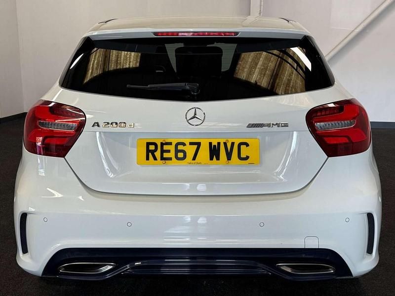 Used Mercedes A200 AMG Line Premium 2017 White Hatchback