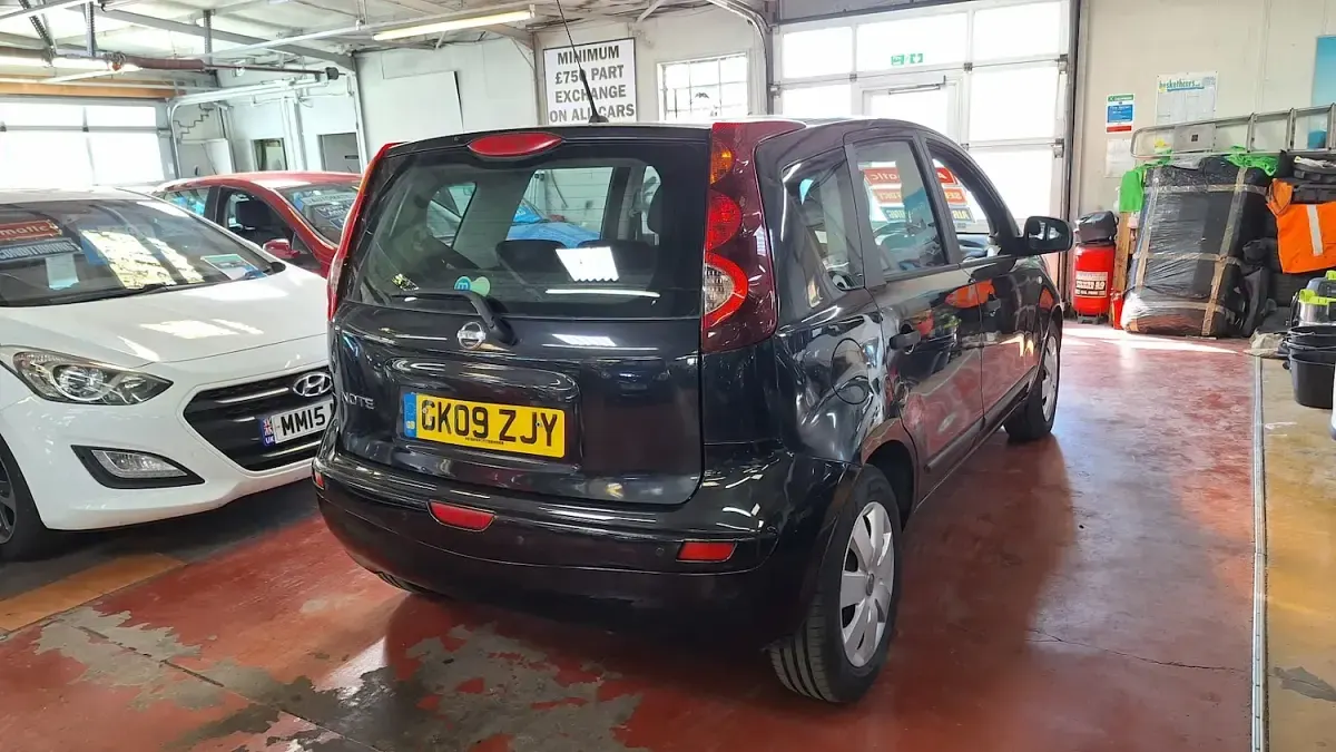 Used Nissan Note Visia 110 HP (80 kW) 2009 Black Hatchback