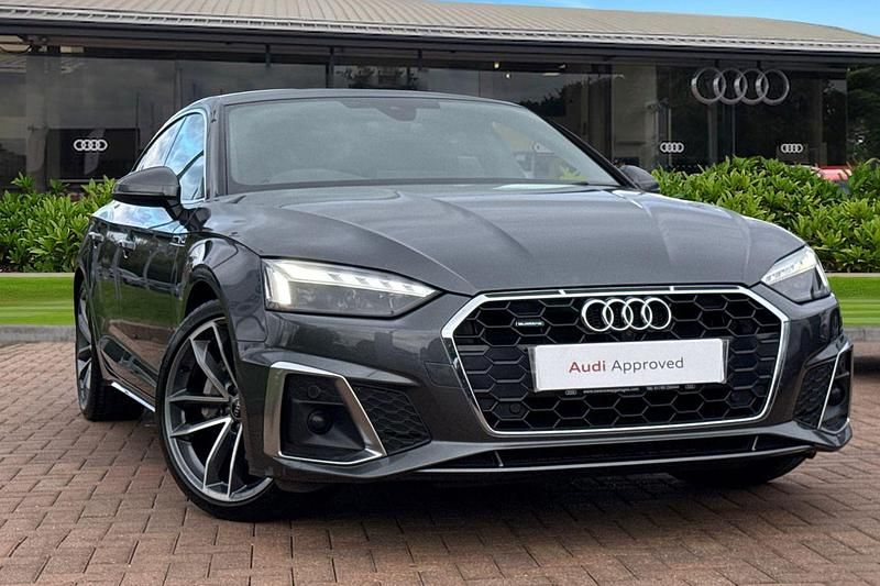 Grey Used 2022 Audi A5 S-Line Coupe | £25,980 (Fair price) - Image 1/4