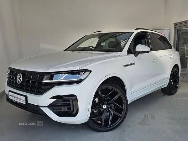 White Used 2019 VW Touareg R-line SUV | £31,794 - Image 1/4