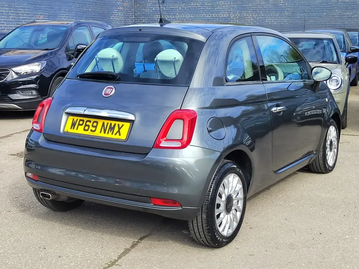 Used Fiat 500 Lounge 68 HP (50 kW) 2019 Grey Hatchback