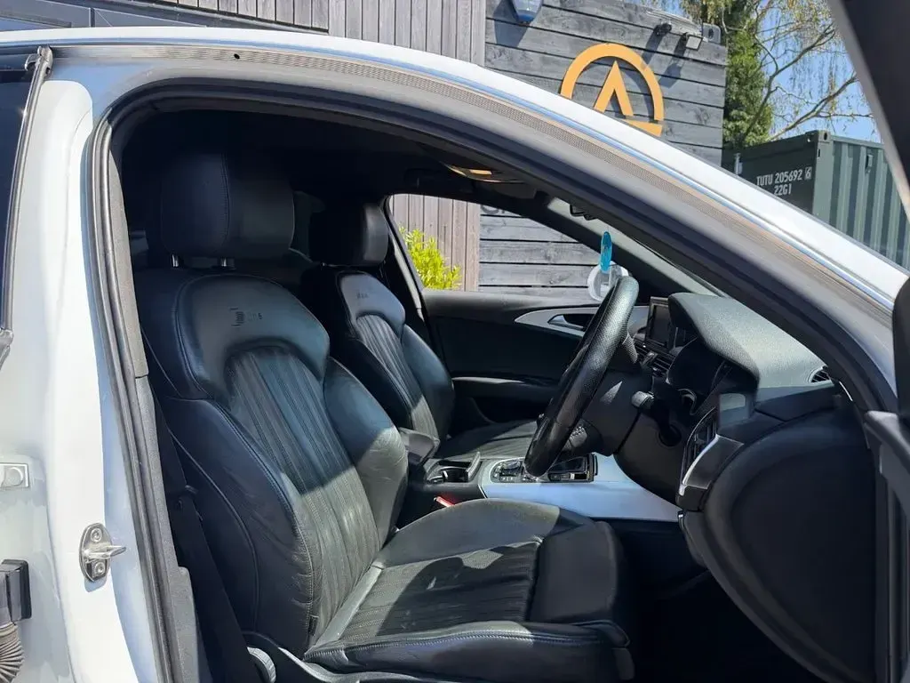 Used Audi A6 S-Line 190 HP (139 kW) 2014 White Sedan