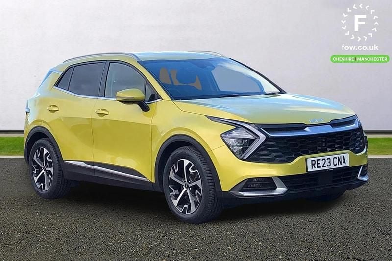 Yellow Used 2023 Kia Sportage SUV | £23,799 (Good price) - Image 1/4