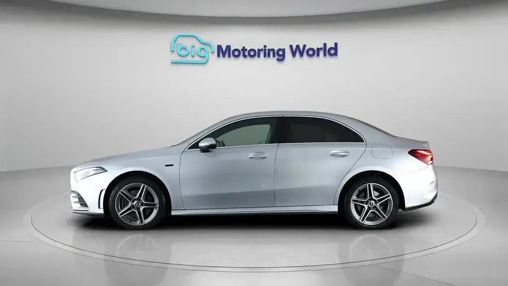 Used Mercedes A250 AMG line 259 HP (190 kW) 2021 Silver Sedan
