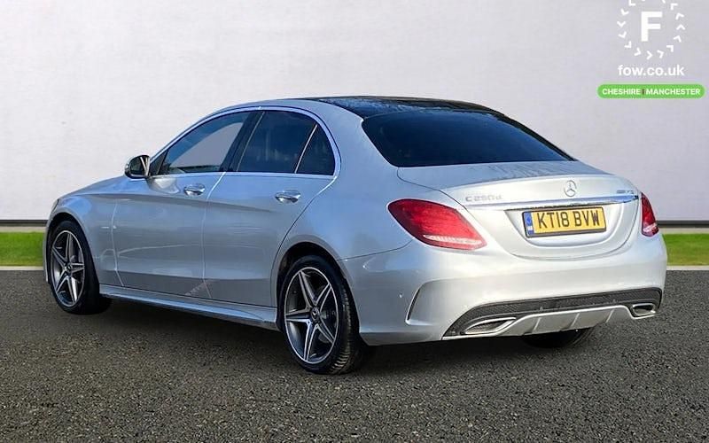 Used Mercedes C250 AMG Line Premium Plus 204 HP (150 kW) 2018 Silver Sedan