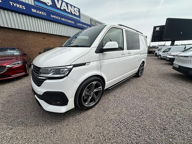 White Used 2023 VW T6.1 Highline Van | £48,865 (Expensive) - Image 1/4