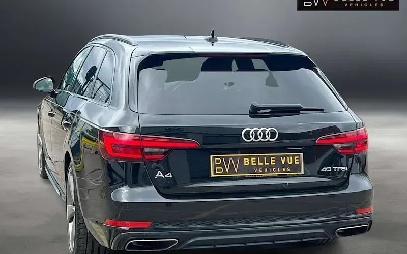 Used Audi A4 Black Edition 190 HP (139 kW) 2019 Black Estate