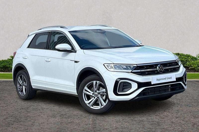 White Used 2025 VW T-Roc R-line SUV | £28,995 (A bit pricey) - Image 1/4