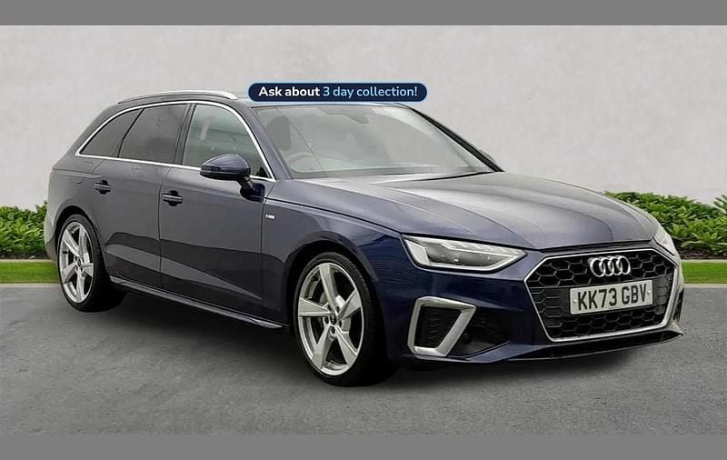 Used Audi A4 S-Line 204 HP (150 kW) 2024 Blue Estate