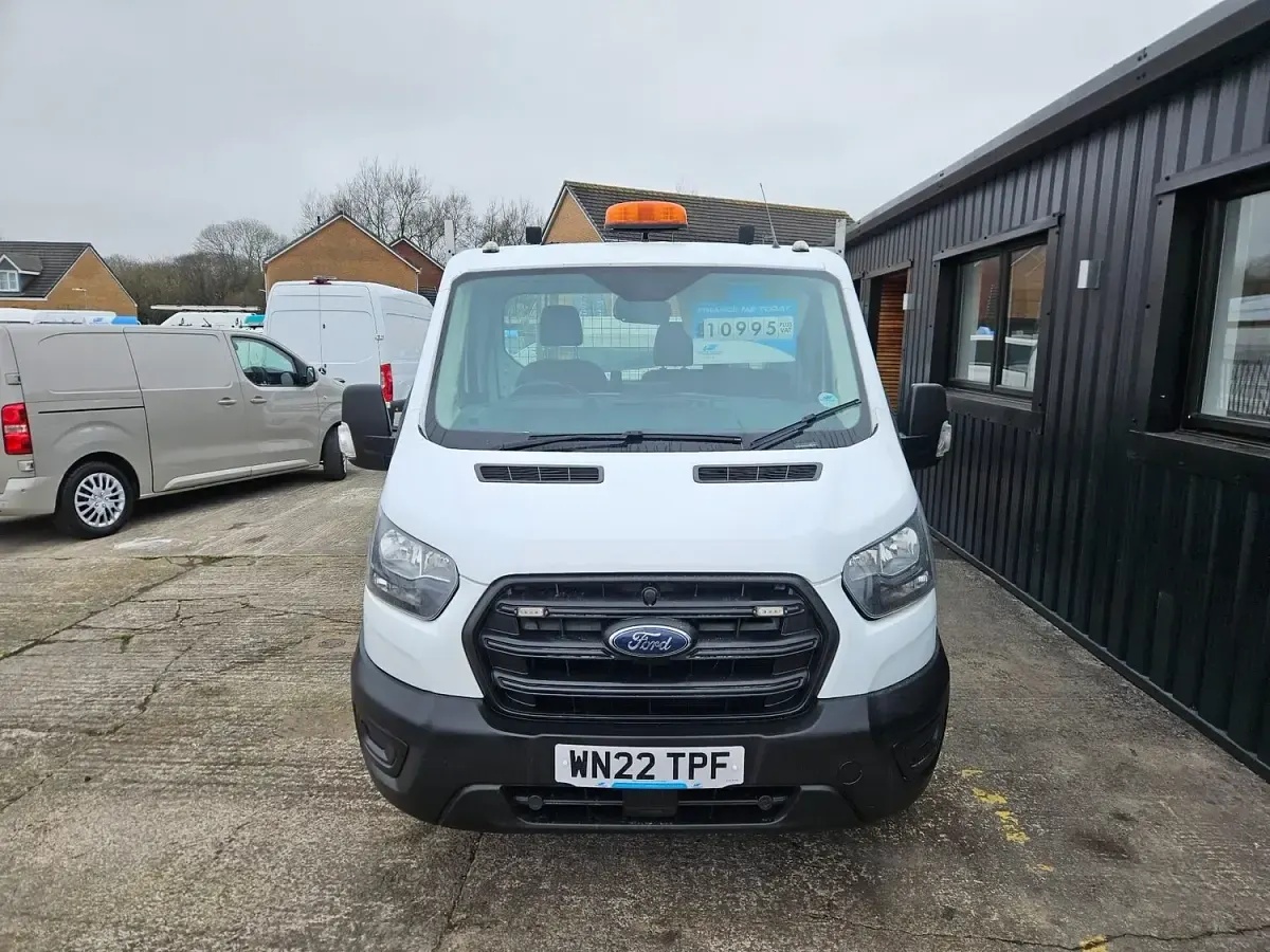 Used Ford Transit 130 HP (95 kW) 2021 White Cabriolet