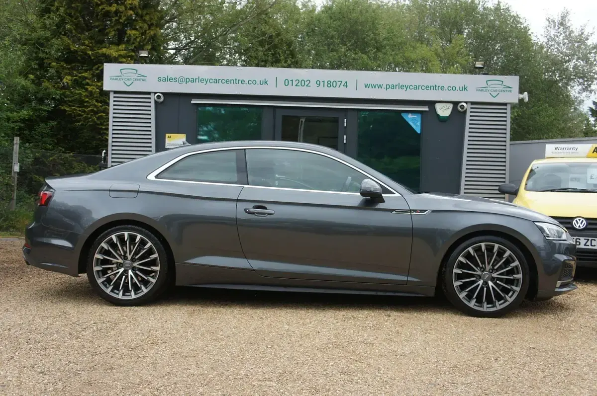 Used Audi A5 S-Line 190 HP (139 kW) 2018 Grey Coupe